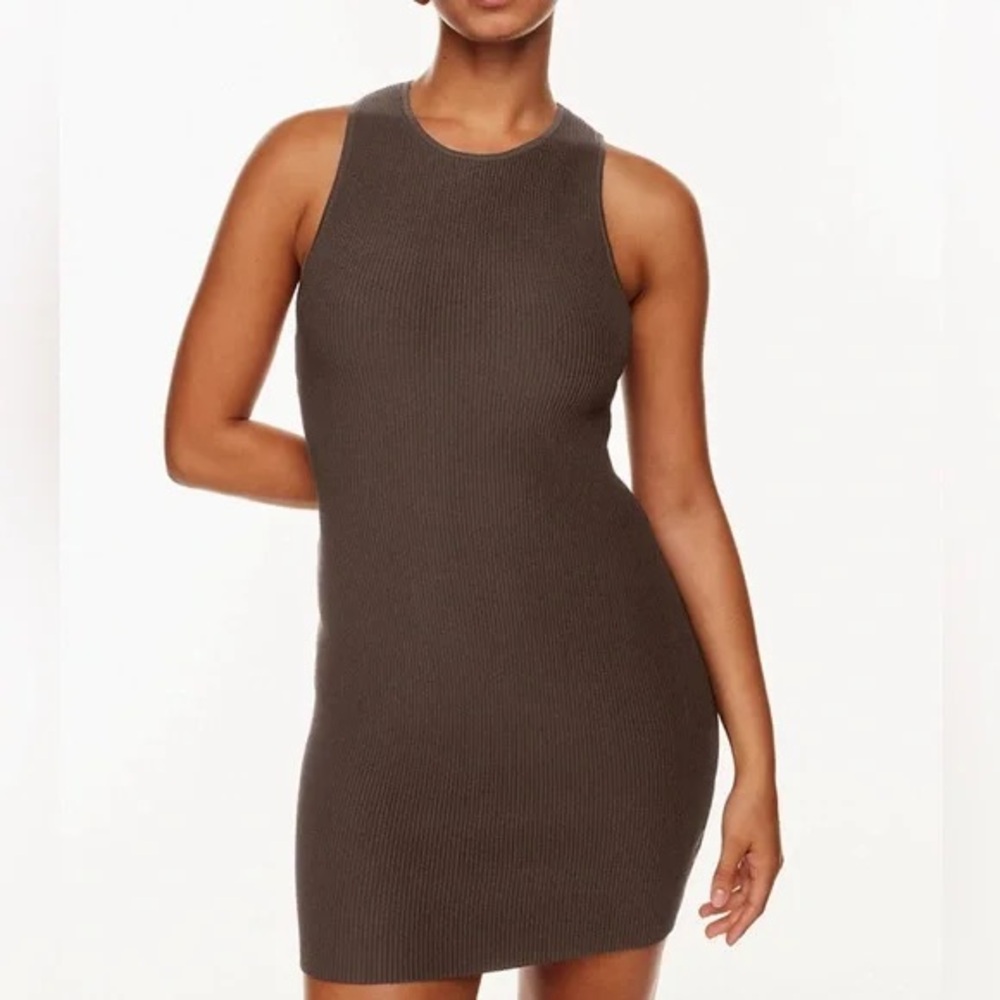 Aritzia Knit Racer Mini Dress